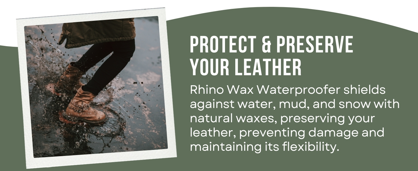 Pretect and preserve your leather