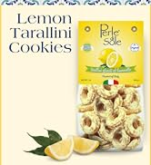 Perle di Sole Tarallini Crackers from Italy - Sweet Limoncello Glazed Italian Snacks - Artisanal ...