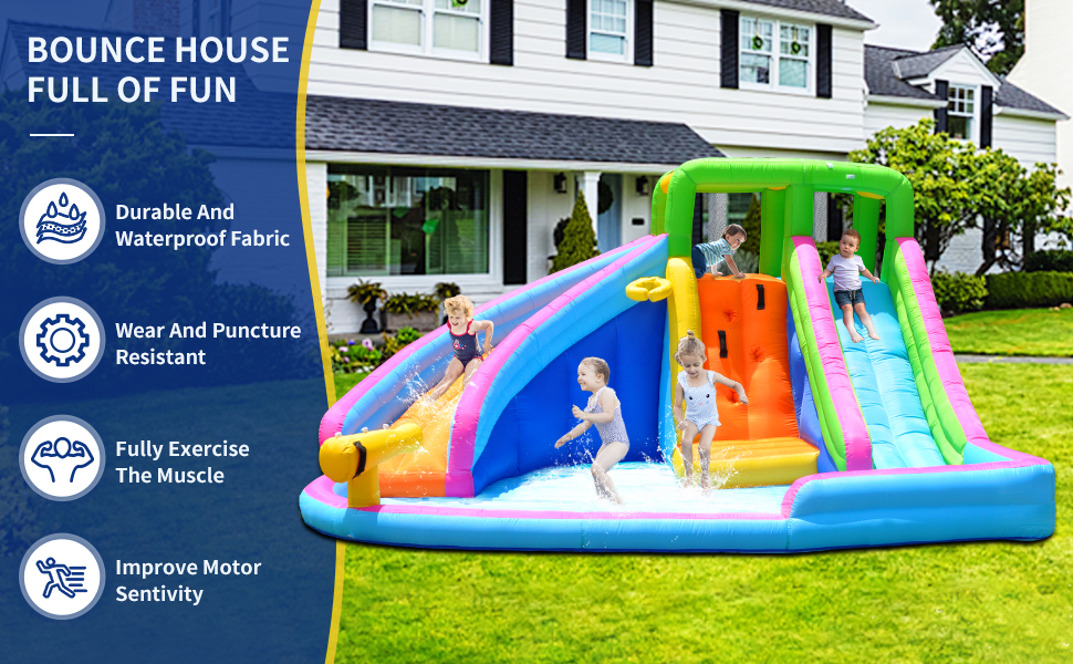 inflatable water slide