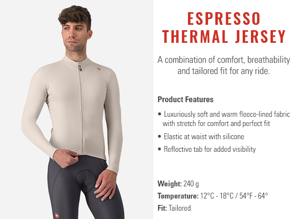 CASTELLI カステリ　ESPRESSO JERSEY Castelli Espresso Jersey - Men's - Men