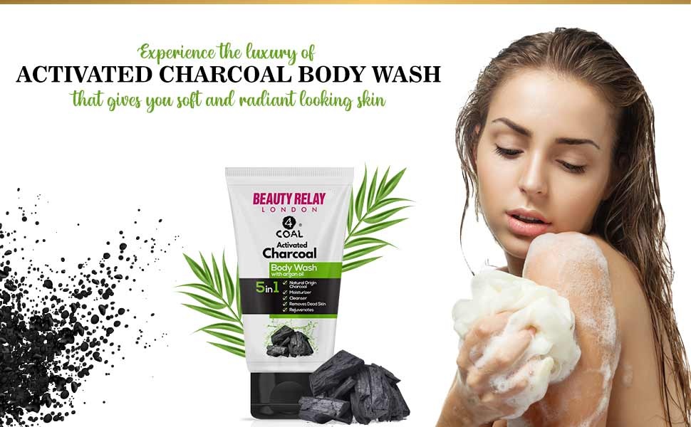 4coal Activated Charcoal Body Wash