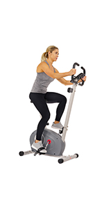 Sunny Health Fitness Magnetic Resistance Upright Bike - SF-B2906