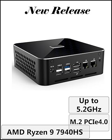 KINGDEL K18 Mini PC Gaming Computer AMD Ryzen 9 7940HS CPU