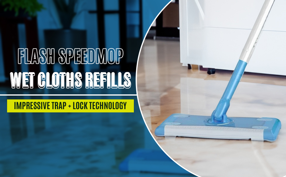 FIRST CHOICE KAYA 1 x Generic Speed Mop Starter Kit with 24 Pack Flash