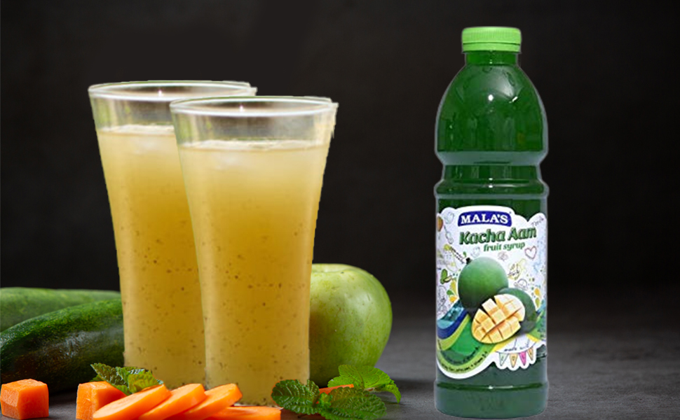 Mala's Flavourable Extracted Fruit Syrup Kaccha Aam, 750ml Amazon.in