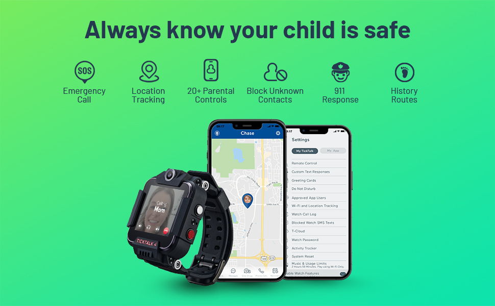 ticktalk 4 kids smart watch phone