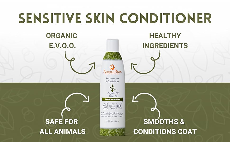 AROMA PAWS OLIVE OIL SHAMPOO & CONDITIONER