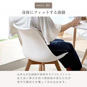 【スワン】ダイニングチェア① ダイニングチェア スワンチェア セット 2脚セット 4脚セット