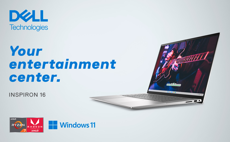 Windowsノート本体 DELL Inspiron 16 Ryzen7 7730U/1TB/16G Dell Inspiron 16 Laptop - Powerful AMD Ryzen 7 Processor
