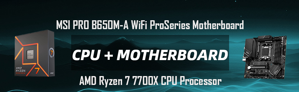 7700x+MSI PRO B650M-A WiFi ProSeries