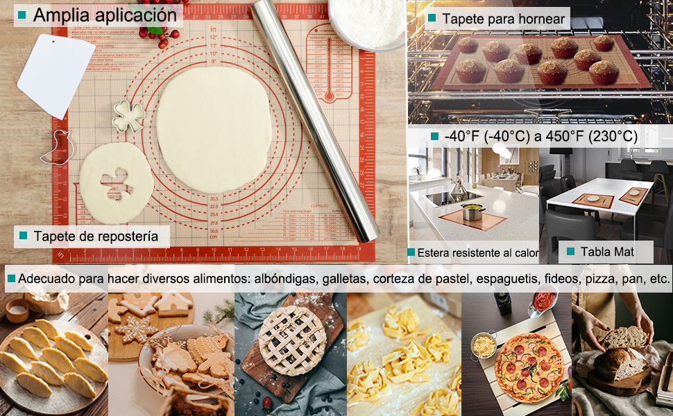 tapete silicona horno