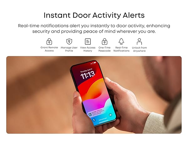 eufy showing instant door alerts with notification feature