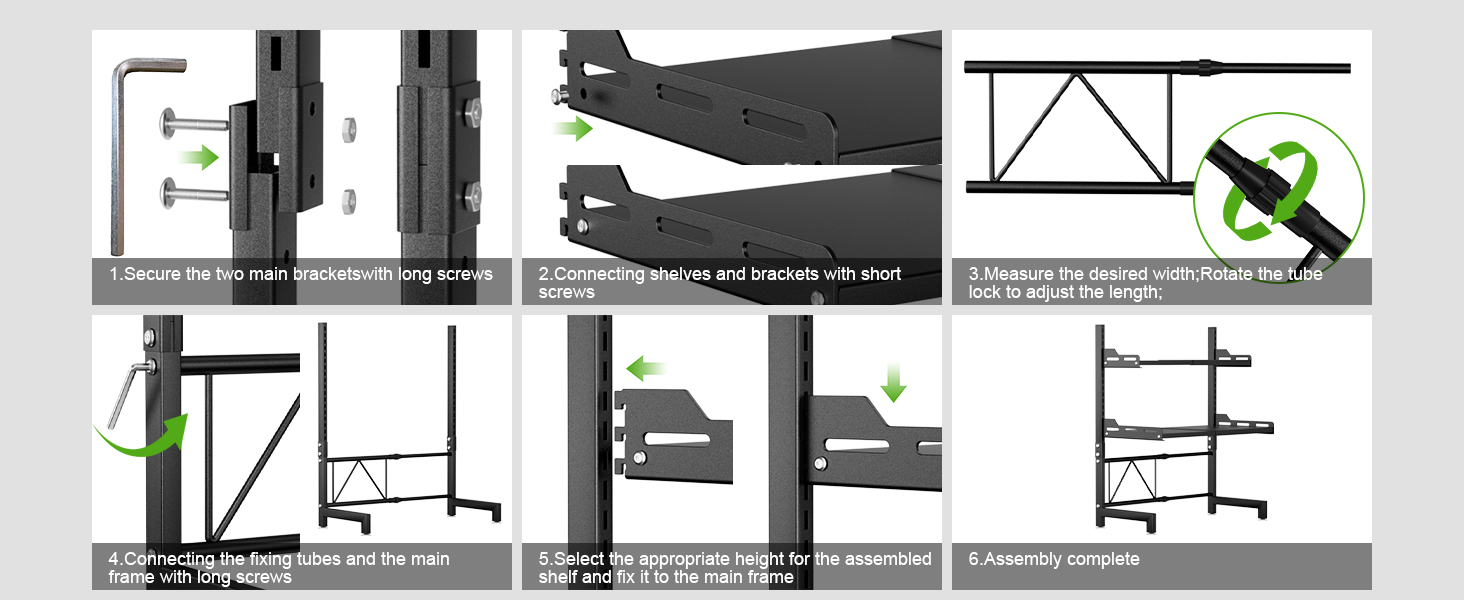 Microwave Rack Black