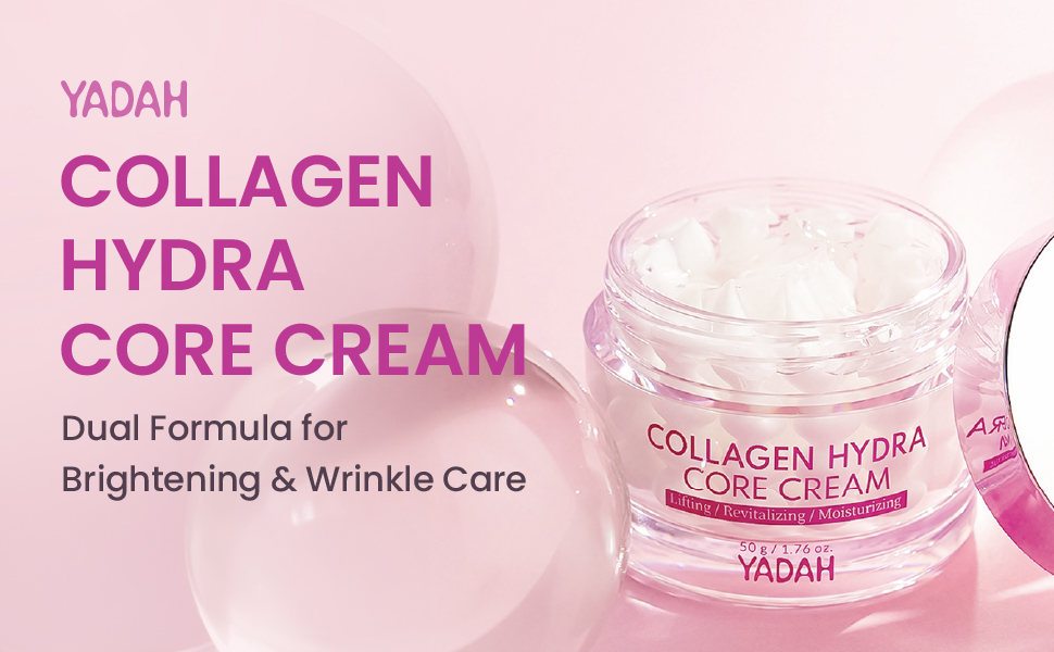 YADAH Collagen Hydra Core Cream Hydration wrinkle Firming care collagen Hyaluronic acid