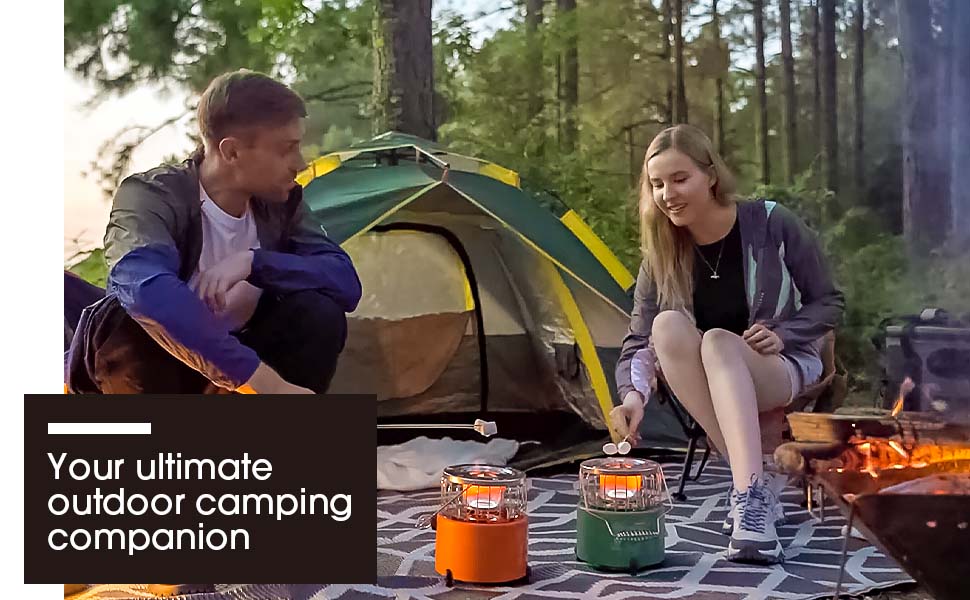 Campy Gear Chubby 2 in 1 Portable Propane Heater & Stove