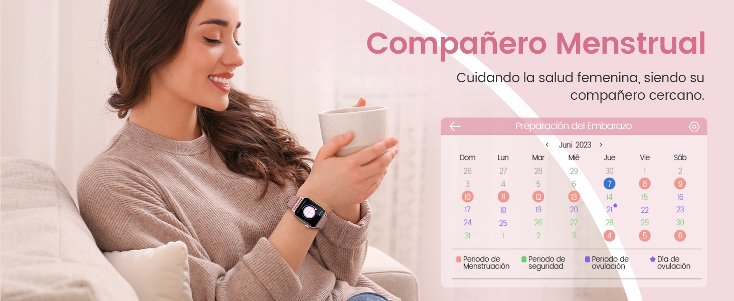 reloj smartwatch mujer