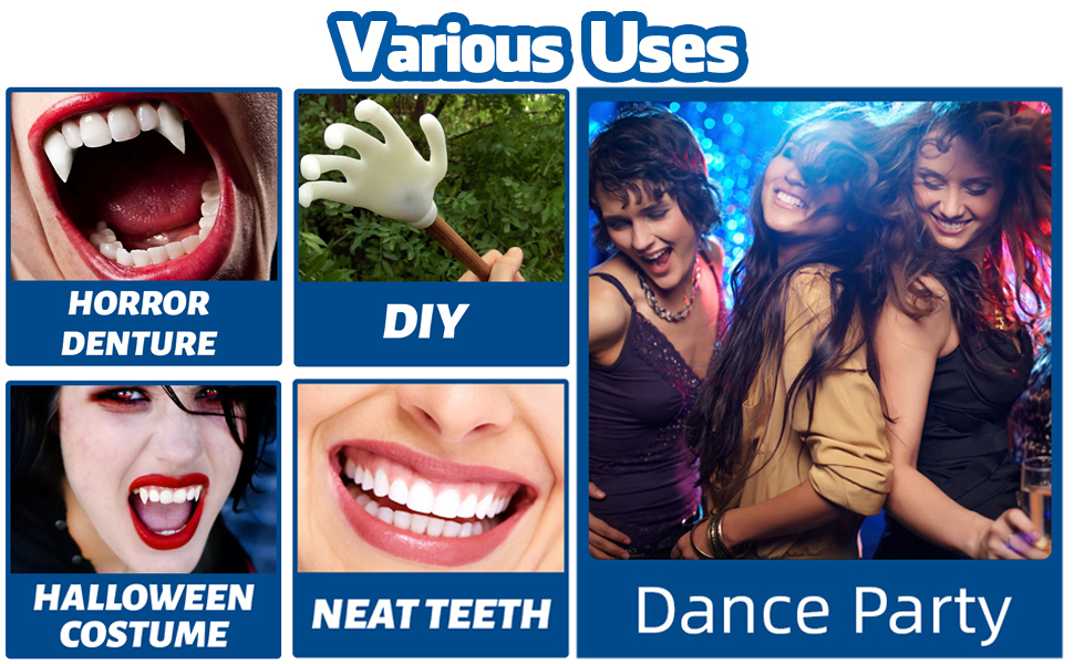 Provisorischer Zahnersatz Zahnkleber Set 