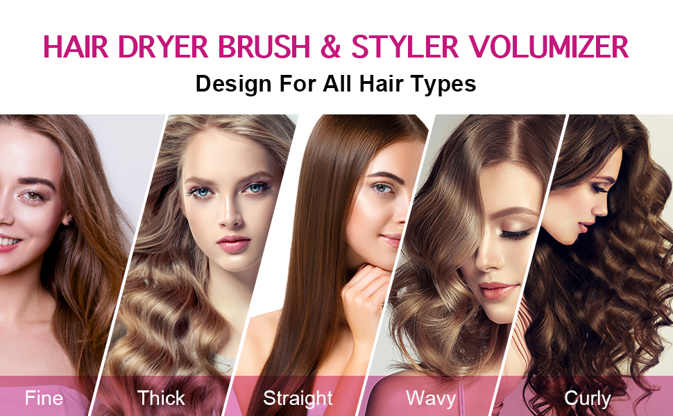 rotating hair dryer brush