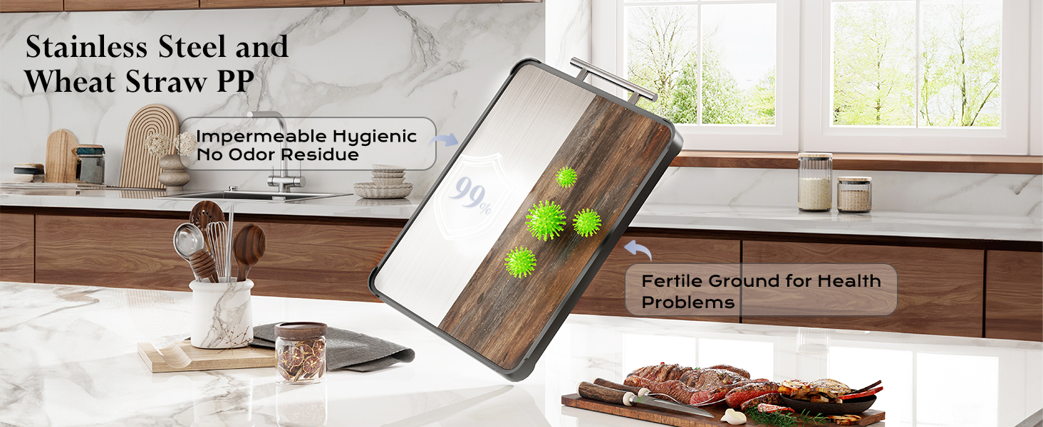 1.Smooth stainless steel surface 2.Not easy to leave food residues