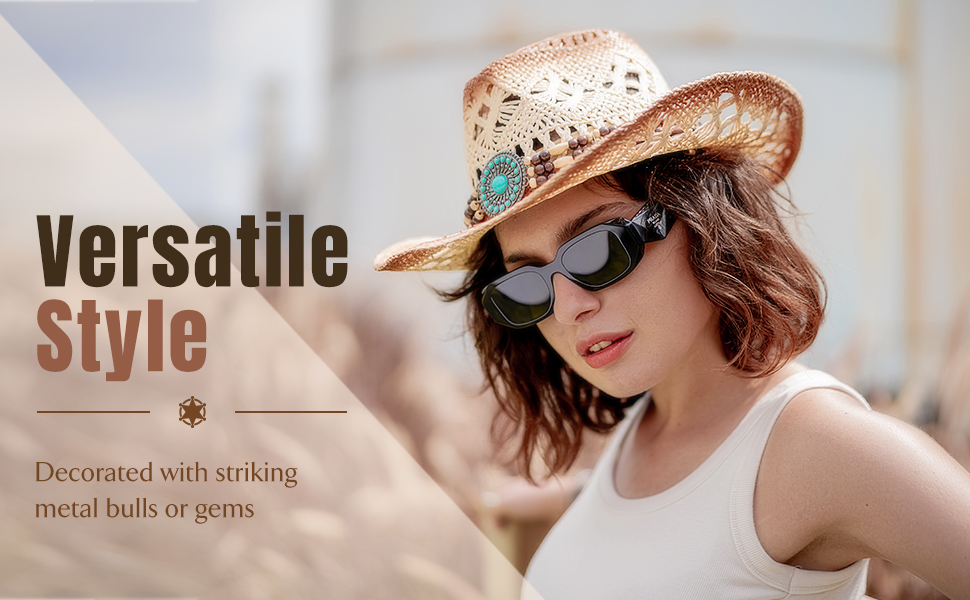straw cowgirl hat for men 