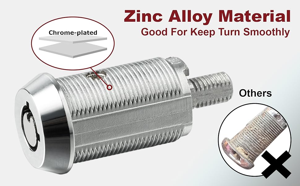 Naissian Locks for RV Storage with Keys,7/8 Inch, Travel