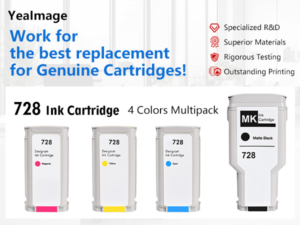 HP DesignJet 728 インクカートリッジ 4色セット hp728ink_1.jpg