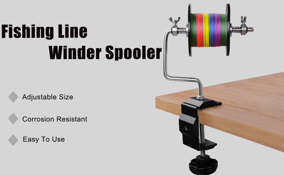 Fishing Line Spooler Protable Fishing Line Winder Spooler
