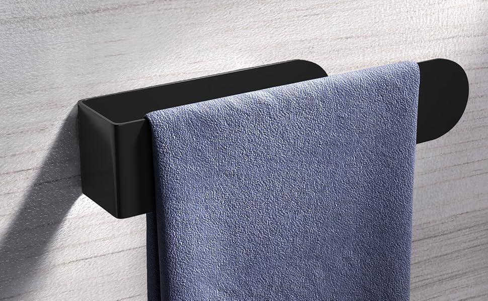 HUFEEOH Hand Towel Holder Hand Towel Bar Self Adhesive Bathroom