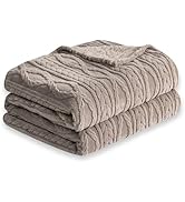 COOVA Premium Sherpa Throw Blanket - 3D Stylish Design Super Soft Cozy Fleece Blanket, Thick Plus...