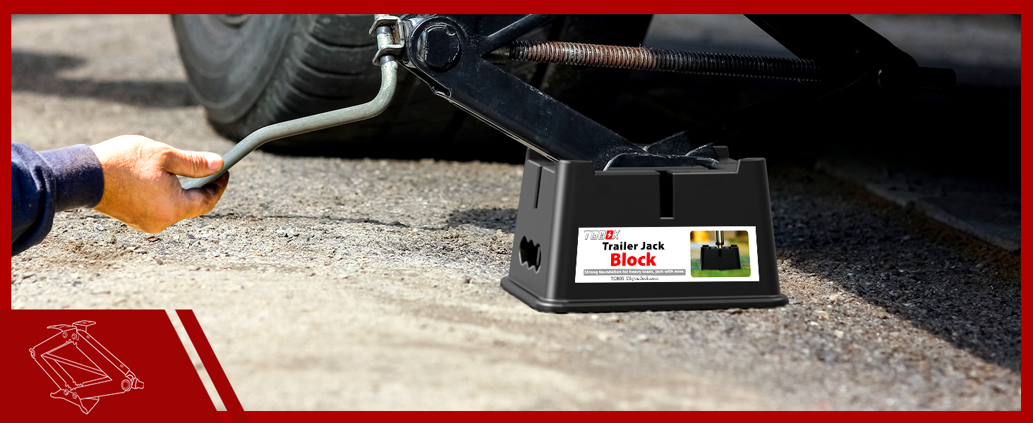 TGBOX Trailer Jack Block, Premium Camper Jack Blocks
