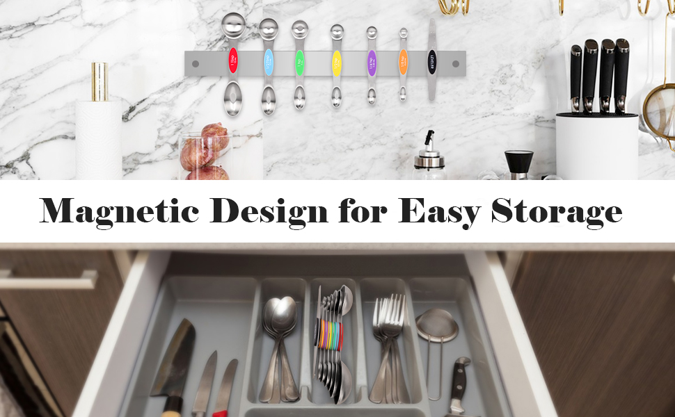 magnetic spoon set