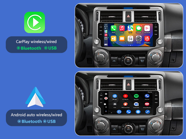 トヨタ（2014〜2019年）向けのCarPlay/Android Auto Toyota Tacoma Head Unit Decoder CarPlay/AndroidAuto (2014