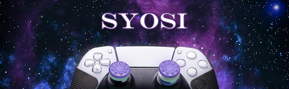 Galaxy Purple for PlayStation 4 (PS4) and PlayStation 5 (PS5) Performance Thumbsticks