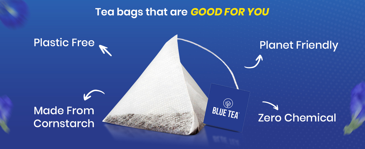 Buy Now Blue Tea - Butterfly Pea Flower Tea - 25 Tea Bags - Plant Ba... 16 Bt 25Sachets Box