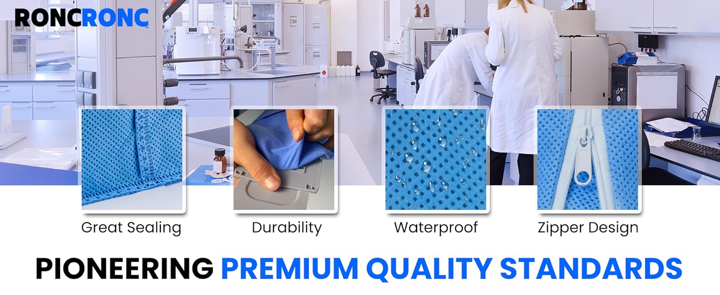 RONCRONC Premium Reusable Vacuum Bags Compatible with All