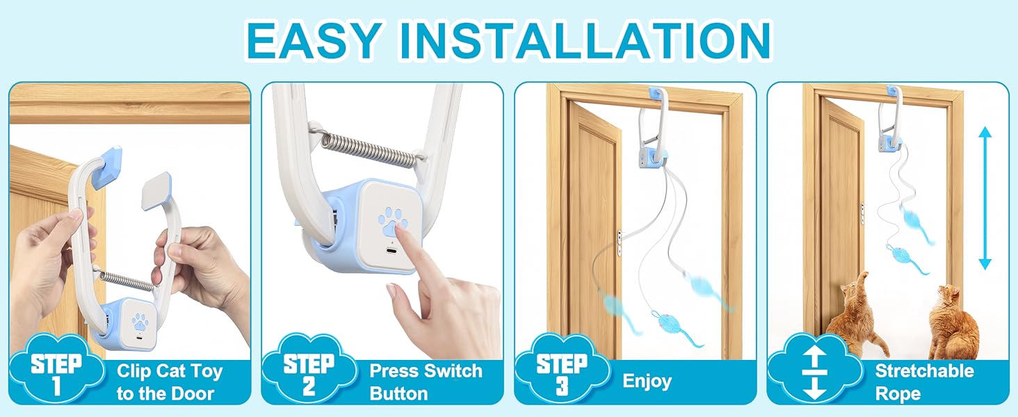 Upgraded Smart Interactive Cat Toy with Remote Control