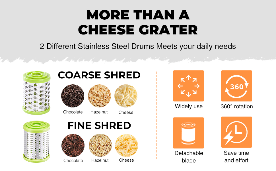 rotary cheese grater