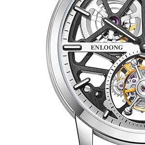 Amazon | 【エンロング】ENLOONG メンズ腕時計 トゥールビヨン