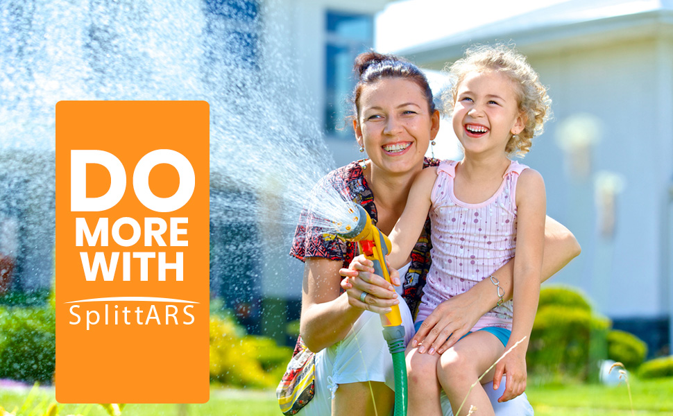 Splittars 4 Way Garden Hose Splitter 100 Solid Brass