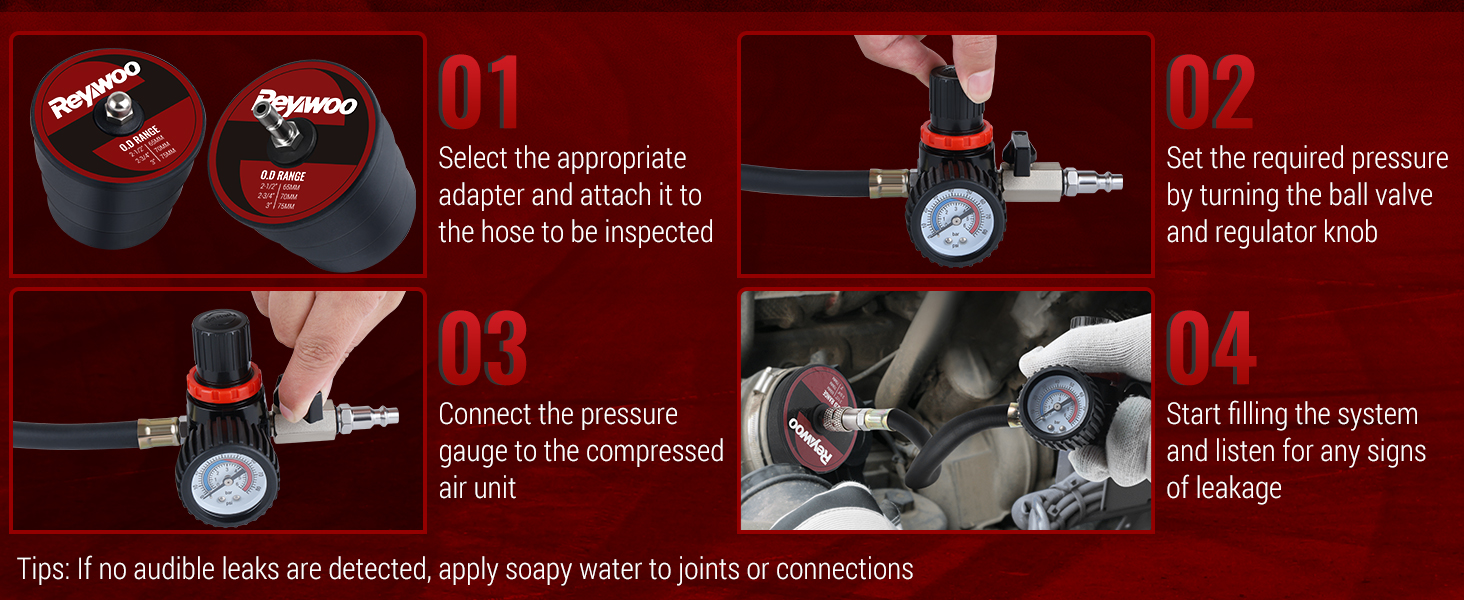 turbo boost leak tester
