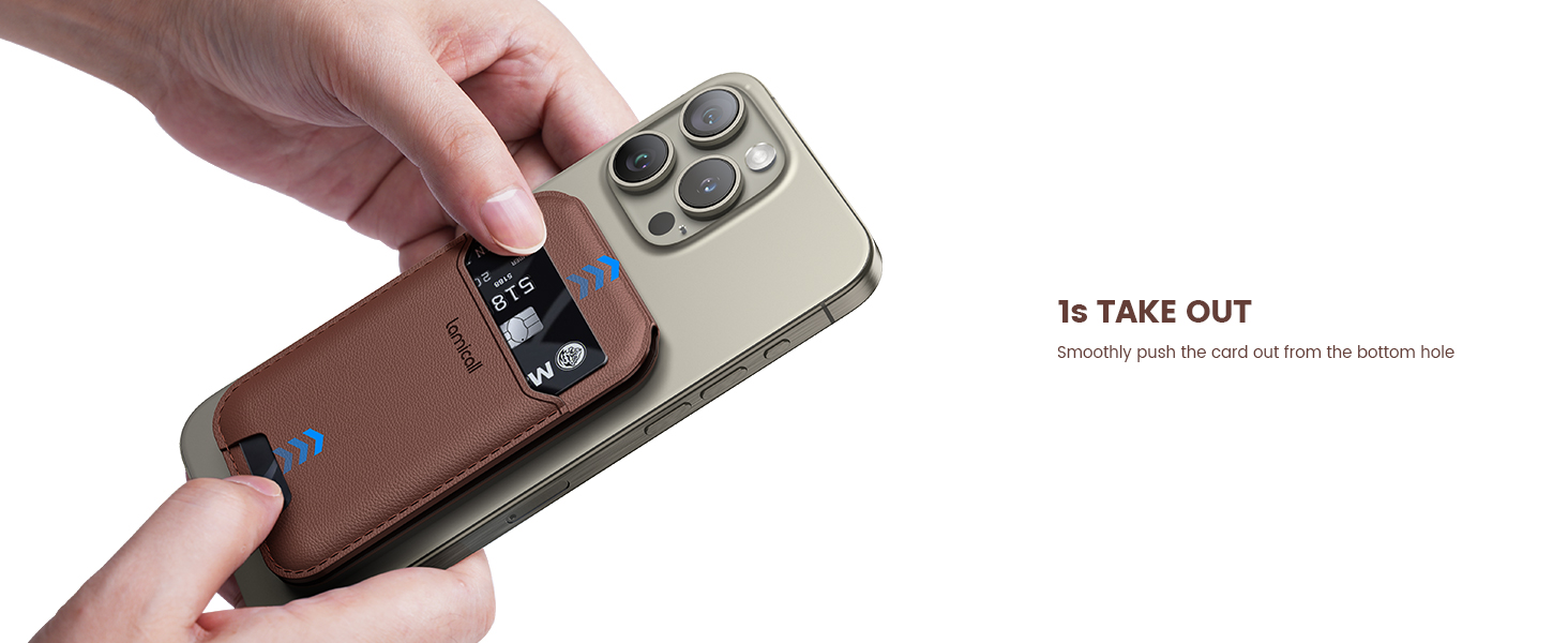 magnetic mag safe card holder