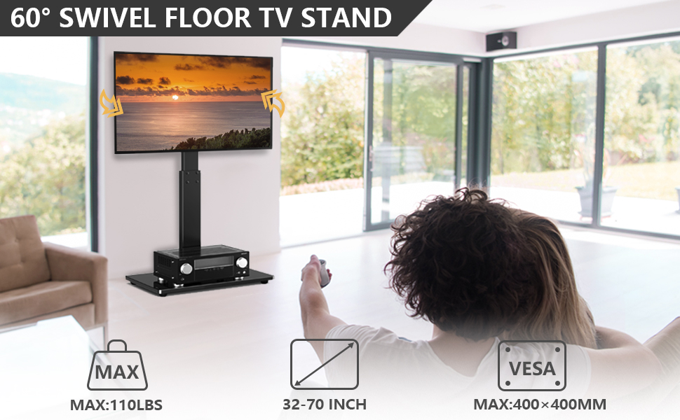 FLOOR TV STAND