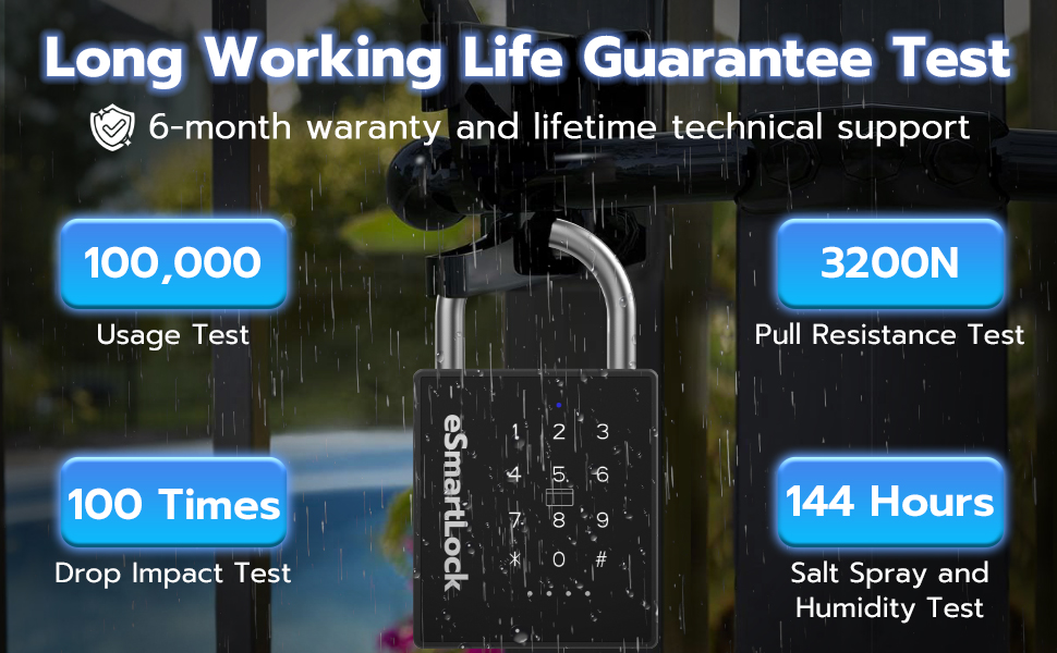 waterproof padlock