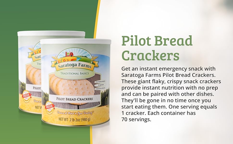 避難生活用品 SURVIVAL foods Crackers Pilot Bread Future Essential - Sailor Pilot Bread Crackers - #2.5 Can