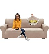 XINEAGE 2023 Newest Couch Covers for 3 Cushion Couch 1 Piece Sofa Slipcovers High Stretch Soft Co...