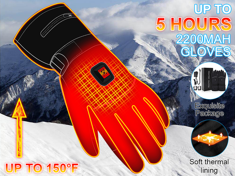 Autocastle 7.4V Heated Gloves Men Women Rechargeable