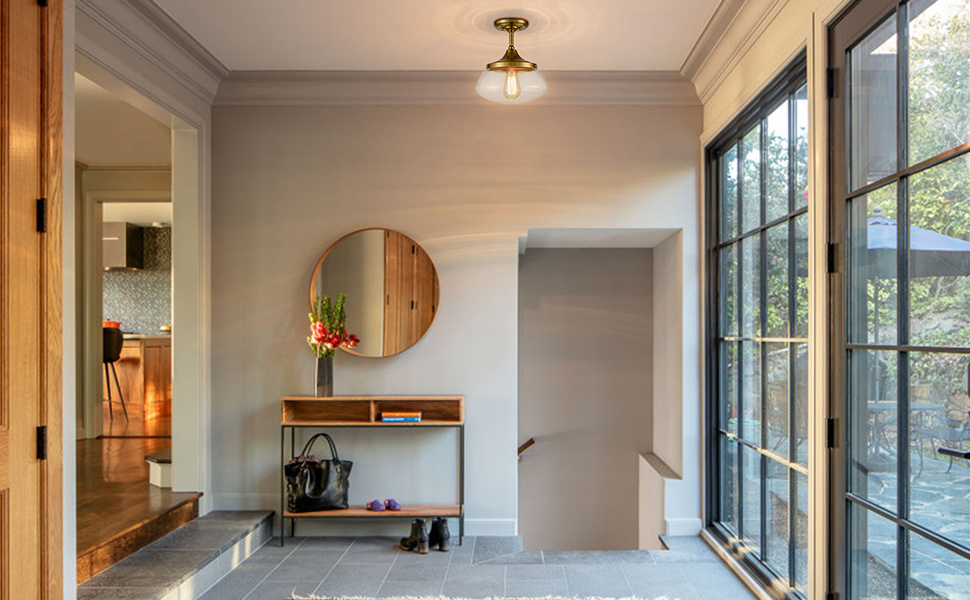 brass ceiling hanging light