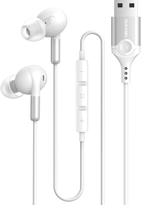 USB Wired Earphones with Remote