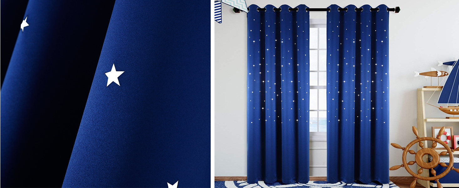 Star Cutout cutain