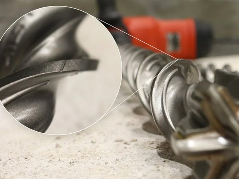 Hilti SDS Max Hammer Drill Bit TEYX 2 3/16" 23", Faster, LongerLasting and More Reliable